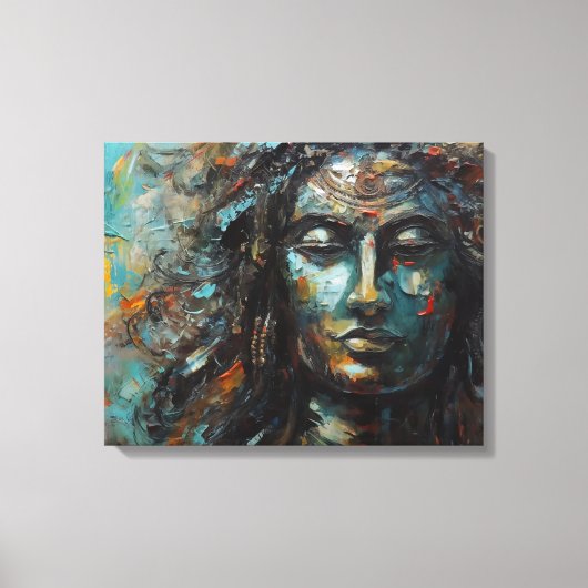 ロード・シヴァ絵画・キャンバス キャンバスプリント (正面)