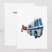 ロード＆ボートトリップ 招待状 (正面/裏面)