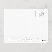 ロード・ヴァーノンがメルヴィネッツを追う ポストカード (裏面)