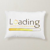 ロード – 成功はステップで始まる アクセントクッション (裏面)