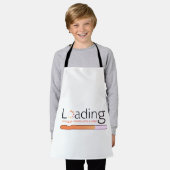 ロード – 成功はステップで始まる エプロン (着用した状態)