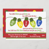 ロード&賛美保ユー両面クリスマスカード シーズンカード (正面/裏面)