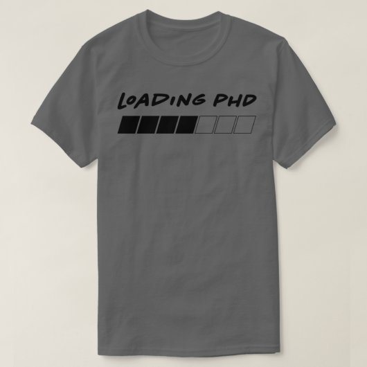 ロードPhD進捗バー Tシャツ (デザイン正面)