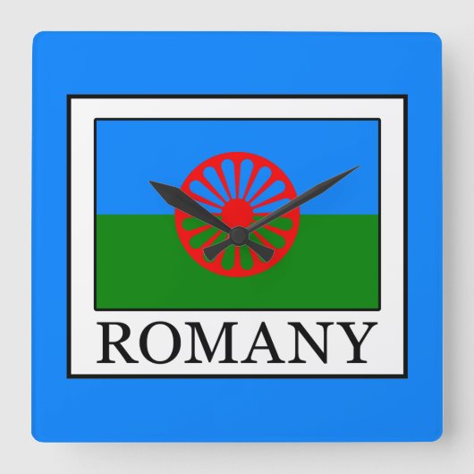 ローニー スクエア壁時計 (正面)