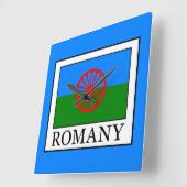 ローニー スクエア壁時計 (傾斜)