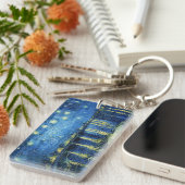 ローヌフィンセント・ファン・ゴッホ上の星明かりの夜 キーホルダー (正面右)