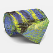 ローヌ上のフィンセント・ファン・ゴッホの星明かりの夜 ネクタイ (ロール)