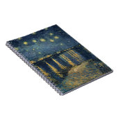 ローヌ上のフィンセント・ファン・ゴッホ|の星明かりの夜 ノートブック (右側)