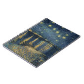 ローヌ上のフィンセント・ファン・ゴッホ|の星明かりの夜 ノートブック (左側)