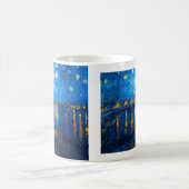 ローヌ上の星明かりの夜、ゴッホ コーヒーマグカップ (中央)