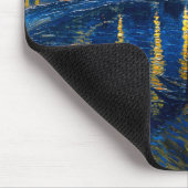 ローヌ上の星明かりの夜、ゴッホ マウスパッド (コーナー)