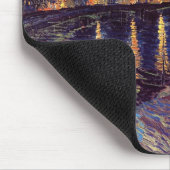 ローヌ上の星明かりの夜 マウスパッド (コーナー)