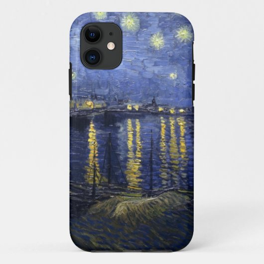 ローヌ川のほとりの星月夜 iPhone 5 カバー (裏面)