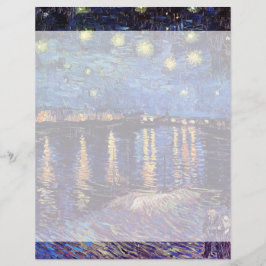 ローヌ川の上の星空の夜、ビンセント・ヴァン・ゴッホ。