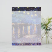 ローヌ川の上の星空の夜、ビンセント・ヴァン・ゴッホ。 (スタンド正面)