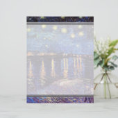 ローヌ川の上の星空の夜、ビンセント・ヴァン・ゴッホ。 (スタンド正面)