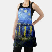 ローヌ川の星空の夜 エプロン (インサイチュ)