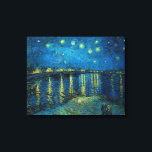 ローヌ川の星空の夜 | ビンセント・ヴァン・ゴッホ キャンバスプリント<br><div class="desc">Starry Night Over the Rhne (1888)ビンセント・ヴァン・ゴッホは、フランスのアルルにあるローヌ川の穏やかな夜景を映し出す印象的なポスト印象派の作品であ絵を描る。輝く黄金の星々と水面に映る深いの青空が描かれている。前景では、2人の姿が川岸を歩き、静かな親近感を加える。ファン・ゴッホの表現豊かな筆致と明るいカラーパレットは、自然の美しいとアーティストの感情的なつながりを夜に伝える夢のような雰囲気のシーンを作り出す。デザインツールを使用してイメージのカスタム文字を追加したり、イメージをカスタマイズする。</div>