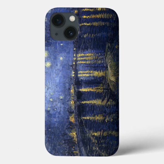 ローヌ川の星空の夜 Case-Mate iPhoneケース (裏面)