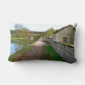 ローヌ=アルプフランスのス運河の田舎 ランバークッション (裏面)