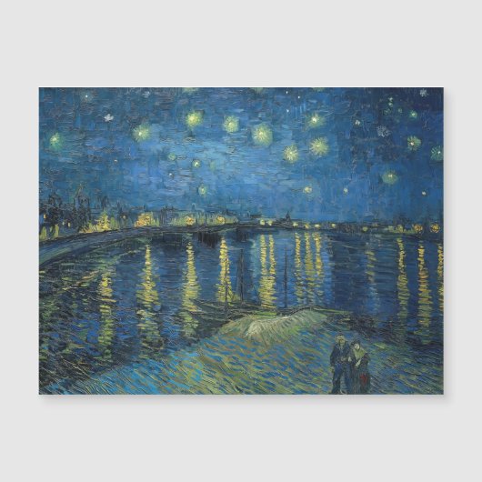 ローネの星空の夜（1888年）ビンセント・ヴァン・ゴグ (正面)