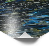 ローネの星空の夜（1888年）ビンセント・ヴァン・ゴグ フォトプリント            (角)