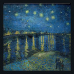 ローネの星空の夜（1888年）ビンセント・ヴァン・ゴグ ポスター<br><div class="desc">ローネ越えの星空の夜(1888)ビンセント・ヴァン・ゴッホ(オランダ、1853年～1890年)</div>