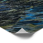 ローネの星空の夜（1888年）ビンセント・ヴァン・ゴグ ポスター (角)