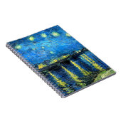 ローネ上空の星空の夜（1888年）ヴァン・ゴッホ・スパイラル ノートブック (右側)