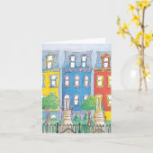 ローハウス カード (黄色い花)