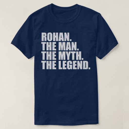 ローハン与え名名 Tシャツ (デザイン正面)