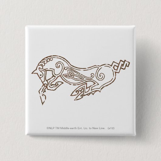 ローハン記号 缶バッジ (正面)