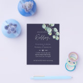 ローバジェット海軍ホワイトセージ結婚ユーカリ チラシ (シングル)