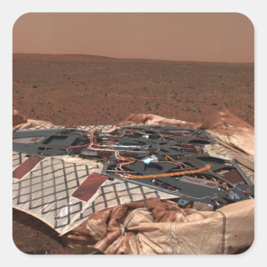 ローバーの着陸地 スクエアシール (正面)