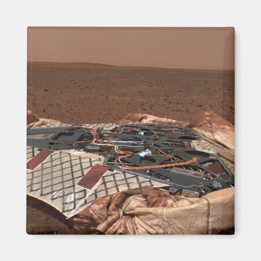 ローバーの着陸地 マグネット (正面)