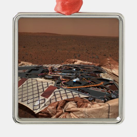 ローバーの着陸地 メタルオーナメント (正面)