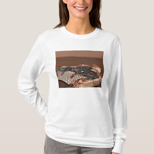 ローバーの着陸地 Tシャツ (正面)