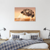 ローバー&ディセントステージ火星科学研究所 キャンバスプリント (インサイチュ (寝室))