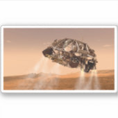 ローバー&ディセントステージ火星科学研究所 シール (正面)