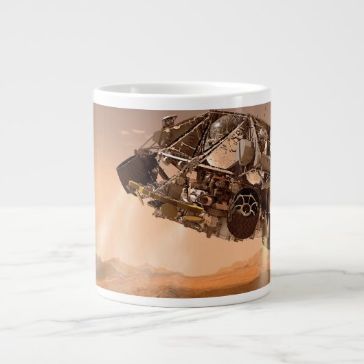 ローバー&ディセントステージ火星科学研究所 ジャンボコーヒーマグカップ (正面)