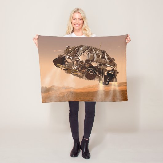 ローバー&ディセントステージ火星科学研究所 フリースブランケット (インサイチュ)