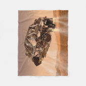 ローバー&ディセントステージ火星科学研究所 フリースブランケット (正面)