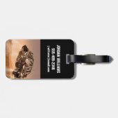 ローバー&ディセントステージ火星科学研究所 ラゲッジタグ (裏面横)