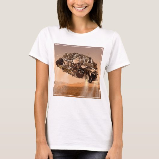 ローバー&ディセントステージ火星科学研究所 Tシャツ (正面)