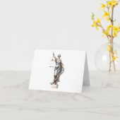 ローパーソナライズされたスクール卒業婦人司法 カード (黄色い花)