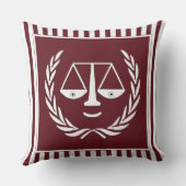 ローパーソナライズされたスクール卒業装飾用クッション クッション (裏面)