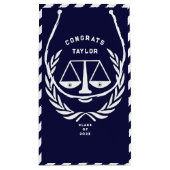 ローパーソナライズされたスクール卒業 スモールペーパーバッグ (裏面)