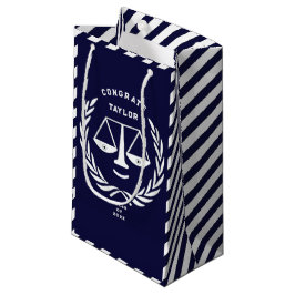 ローパーソナライズされたスクール卒業 スモールペーパーバッグ