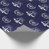 ローパーソナライズされたスクール卒業 ラッピングペーパー (角)