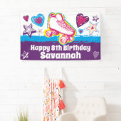 ローパーソナライズされたラスケートで滑るパーティーハッピーバースデー 横断幕 (インサイチュ)